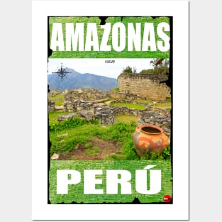 KUELAP AMAZONAS PERU Posters and Art